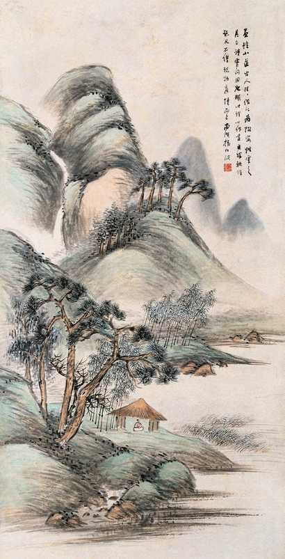 杨伯润 山水 立轴